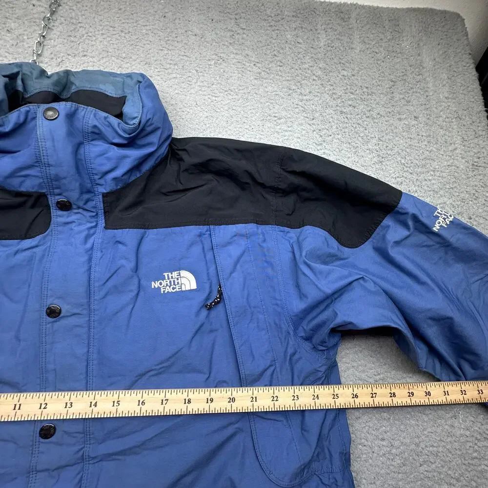 Vintage 2006 The North Face Mountain Hyvent Parka Jacket Mens Large Blue Hooded